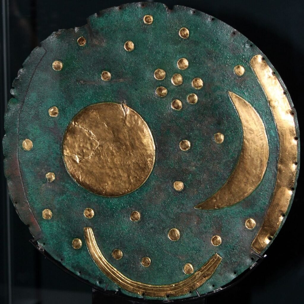 1600 Himmelsscheibe von Nebra sky disk anagoria
