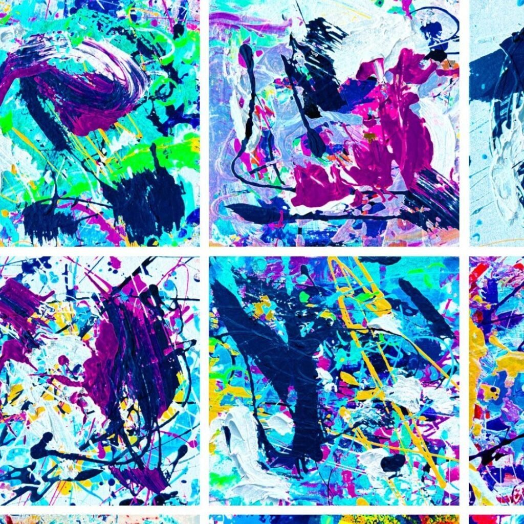Melissa DiVietri Abstract Art Collage 2023