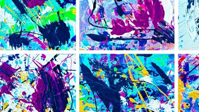 Melissa DiVietri Abstract Art Collage 2023