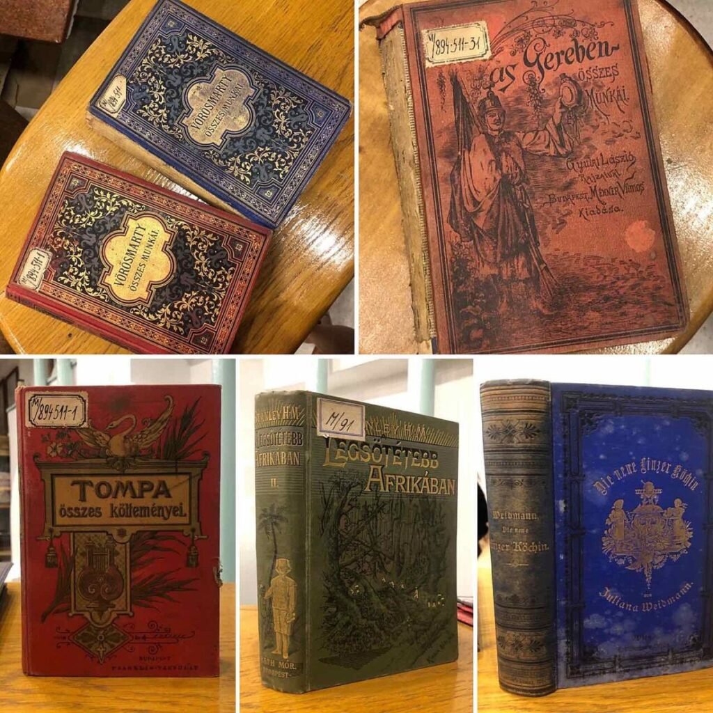 A collection of books with richly illustrated cover, Adligat2