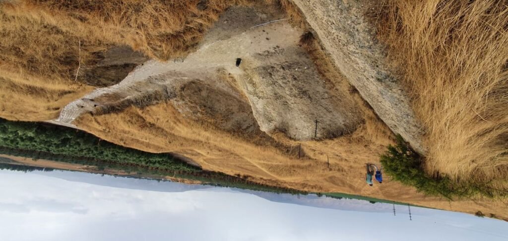 Archaeological excavation site of the Ubeidiya prehistoric site in 2021, picture taken by Omry Barzilai
