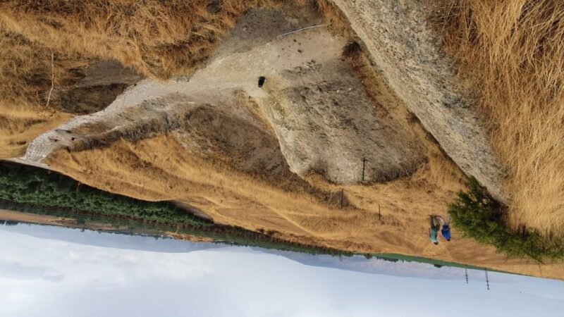 Archaeological excavation site of the Ubeidiya prehistoric site in 2021, picture taken by Omry Barzilai