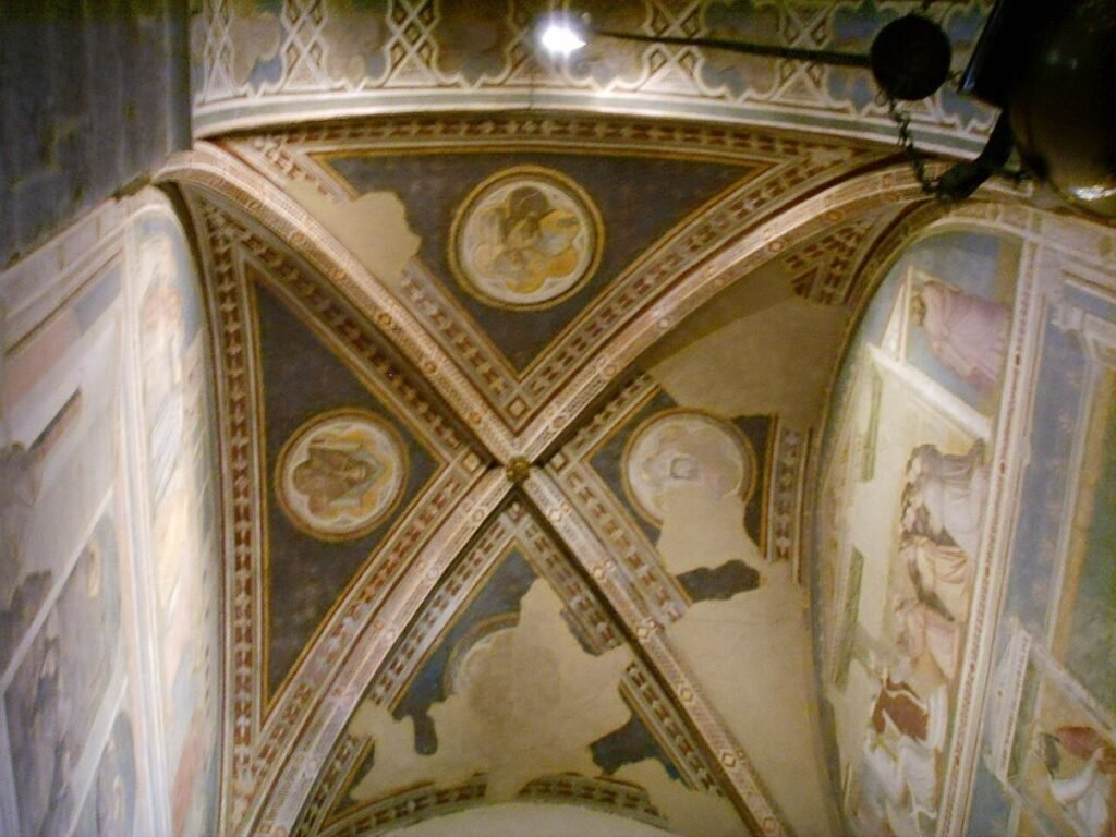 Chiesa di santa croce, affreschi di giotto a5