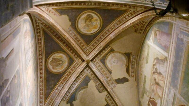 Chiesa di santa croce, affreschi di giotto a5