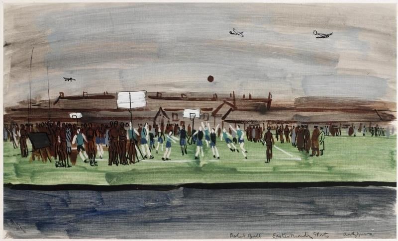 Basket Ball at Easter Monday Sports, 1940 Art.IWMARTLD45