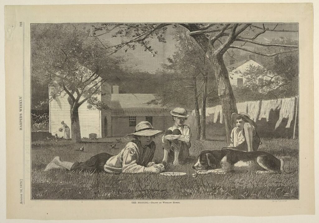 Graphic Design, "The Nooning", August 1873 (CH 18340893)