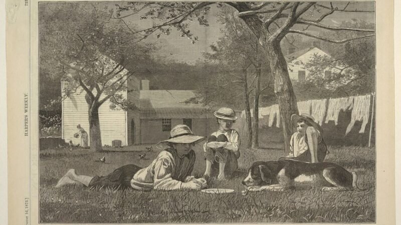 Graphic Design, "The Nooning", August 1873 (CH 18340893)