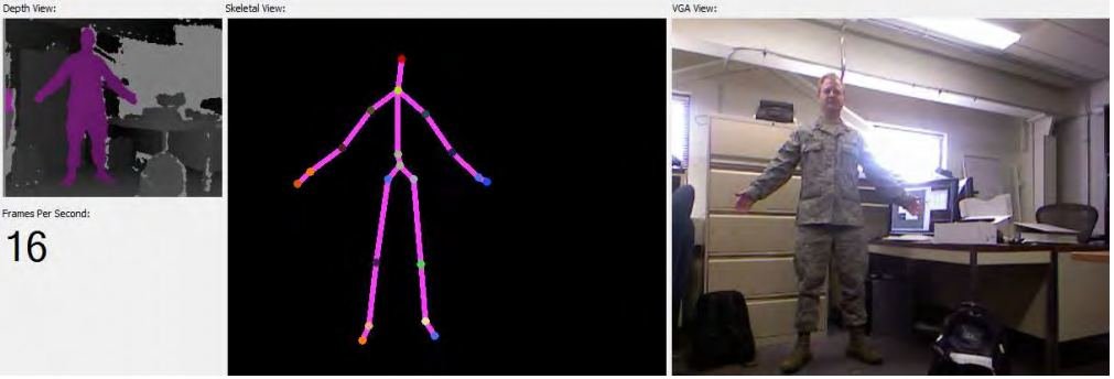 Sample view of data collection process using artificial intelligence application