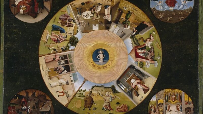 Hieronymus Bosch- The Seven Deadly Sins and the Four Last Things