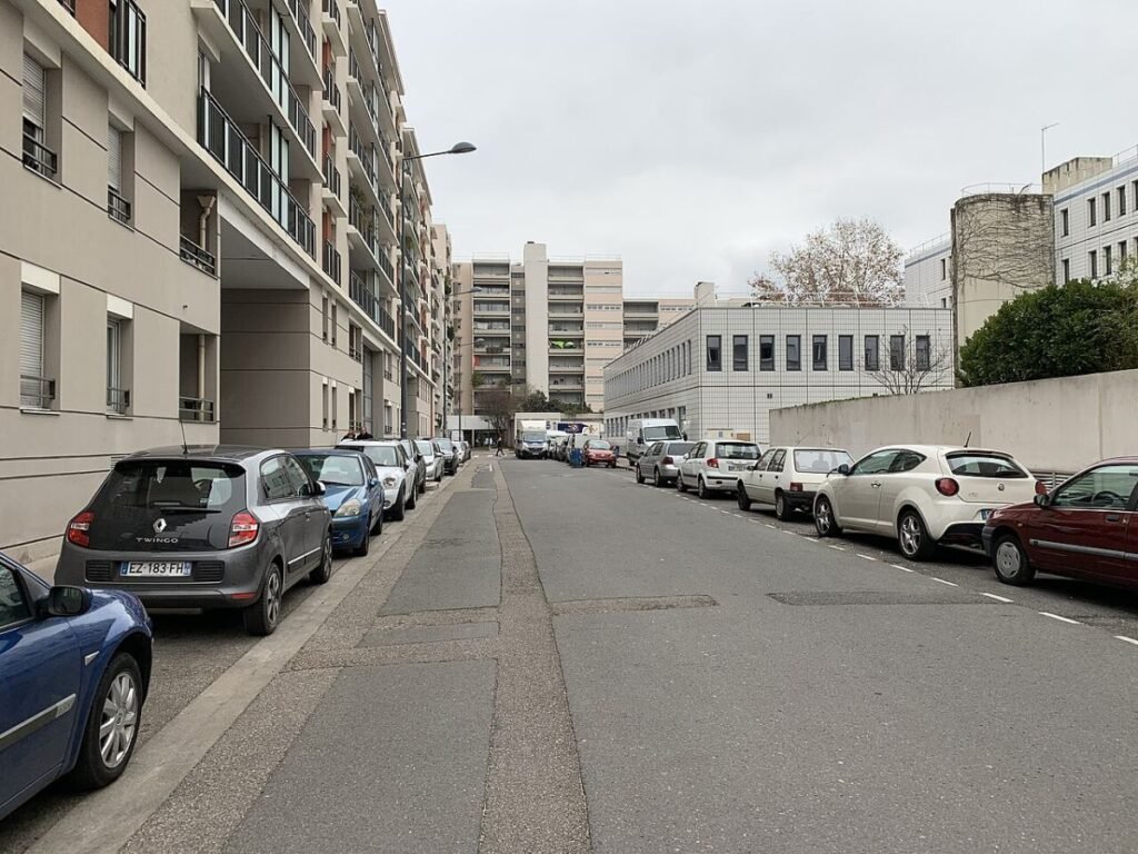 Vue de la Rue Louis Malle (Villeurbanne)