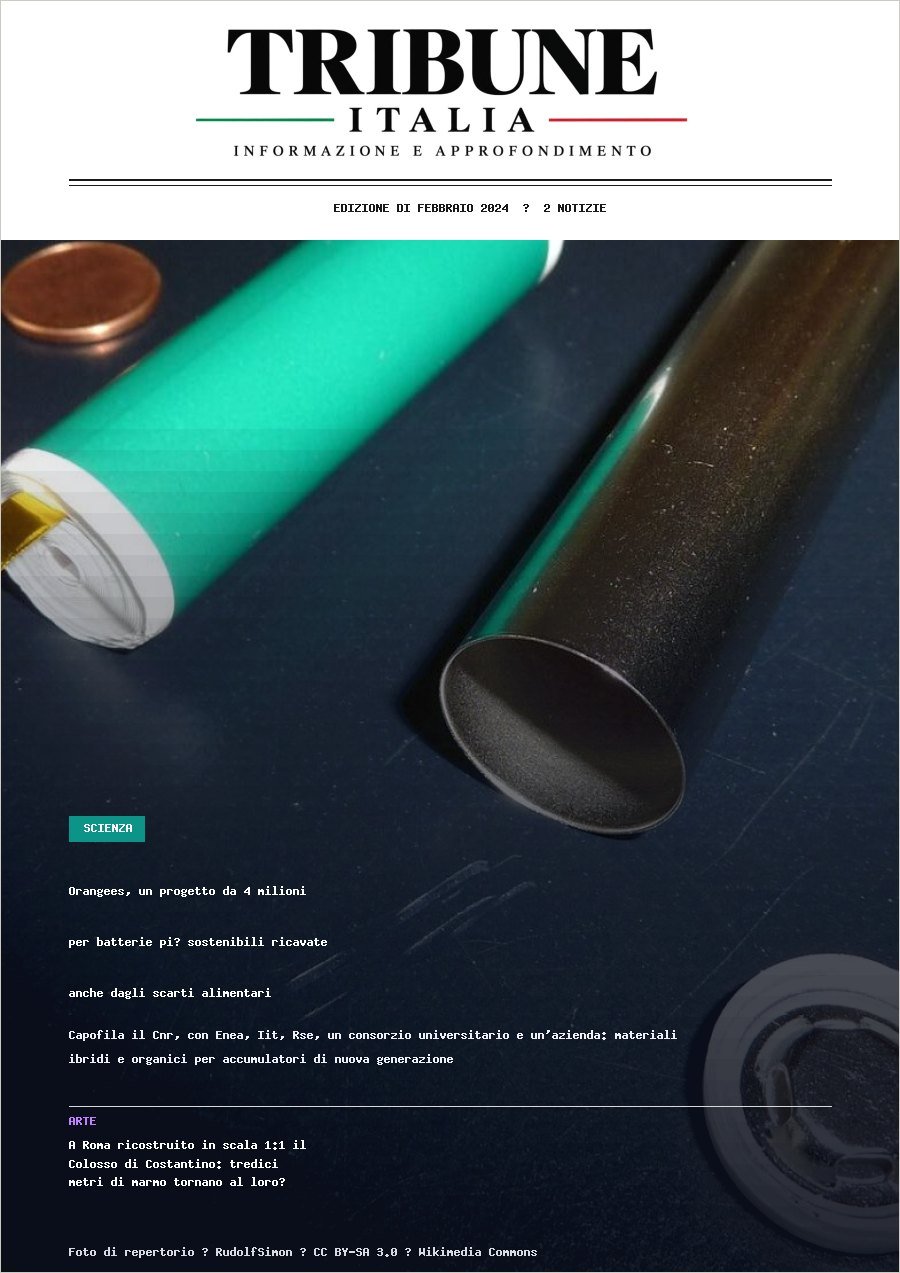 Copertina dell’edizione di Febbraio 2024