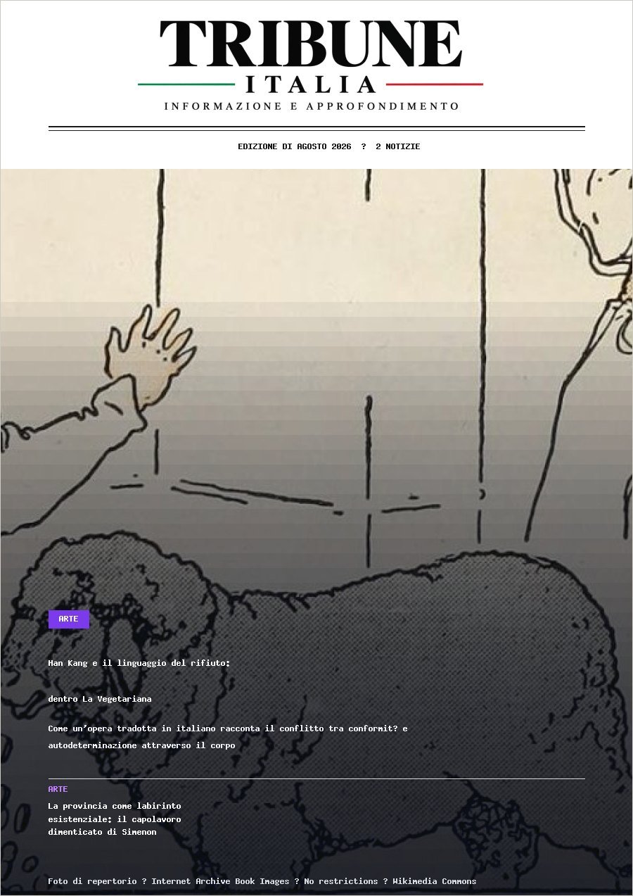 Copertina dell’edizione di Agosto 2026